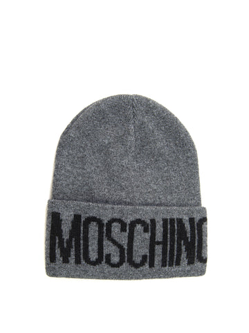 Cappello Grigio Moschino Donna