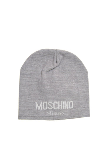 Cappello Grigio Moschino Donna