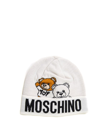 Cappello Bianco Moschino Donna