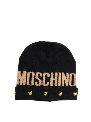 Cappello Nero Moschino Donna