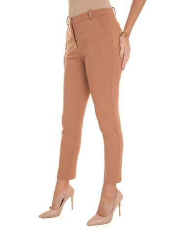 Pantalone modello chino Bello Nocciola Pinko Donna