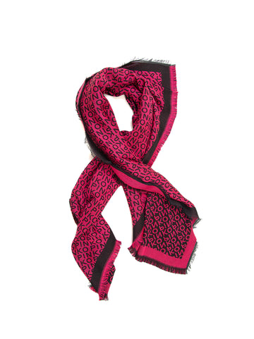 Stola Micron Fucsia-nero Pinko Donna