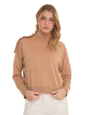 Maglia in lana Crisopa Beige Pinko Donna