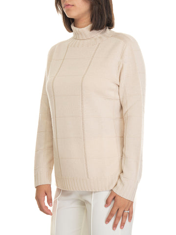 Maglia in lana Sabbia Quality First Donna