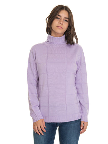 Maglia in lana Viola Quality First Donna