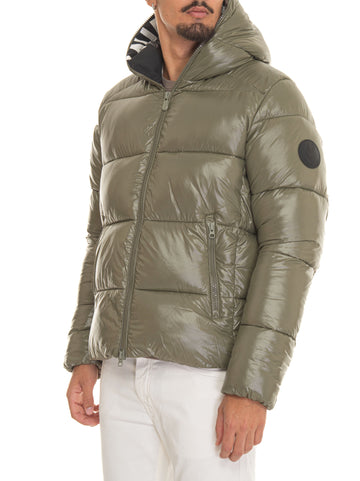 Hooded jacket EDGARD Green Save the Duck Man