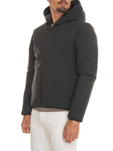 EZRA Black Save the Duck Men's Hooded Jacket