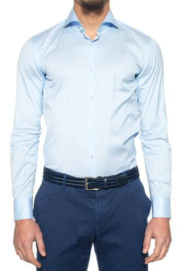 Camicia classica da uomo  JASON Celeste BOSS Uomo