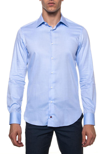 Camicia classica da uomo Celeste Carrel Uomo