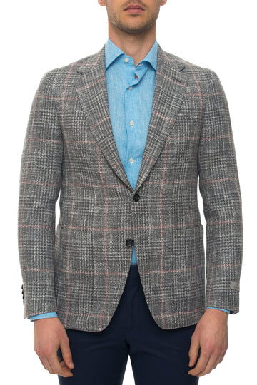 Gray Canali Man 2-button jacket