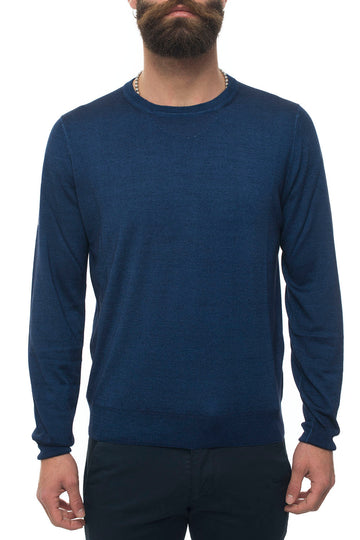 Bluette Canali Man crew neck pullover