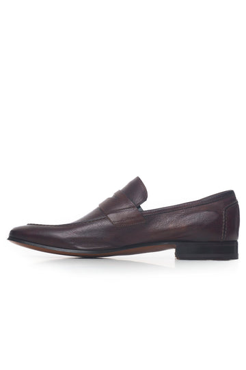 Mocassino in pelle Marrone Jerold Wilton Uomo