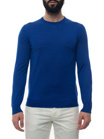 Andrea Fenzi Men's Bluette crew neck pullover