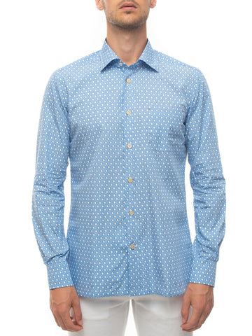 Camicia casual Celeste Kiton Uomo