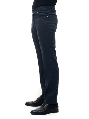 Pantalone 5 tasche Blu Kiton Uomo