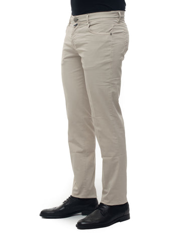 Pantalone 5 tasche Caraciolo Beige Luigi Borrelli Uomo