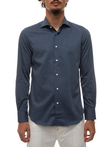 Camicia casual Blu Carrel Uomo