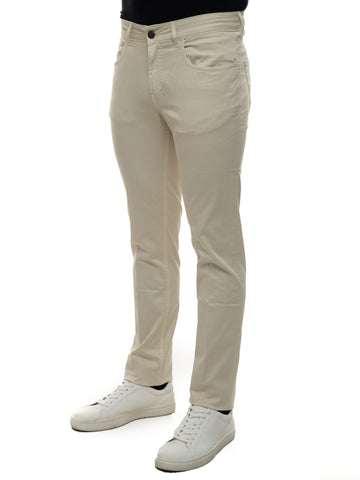 Pantalone 5 tasche Panna Fay Uomo