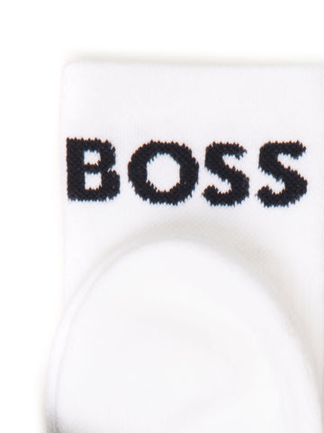 Calzino corto Blu-bianco BOSS Uomo