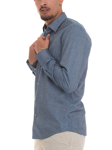 Camicia casual Blu BOSS Uomo