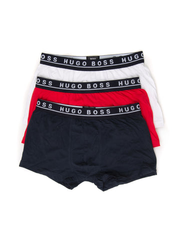 Set 3 Boxer Nero-rosso BOSS Uomo