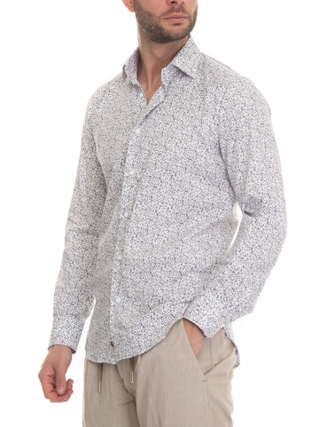 Camicia casual Bianco-beige Carrel Uomo