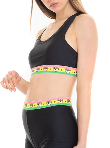 Top Nero Chiara Ferragni Donna