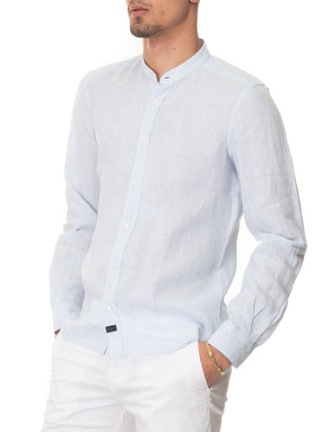 Camicia di lino guru Azzurro Fay Uomo