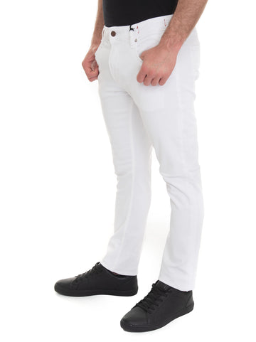 Jeans 5 tasche Bianco Guess Uomo