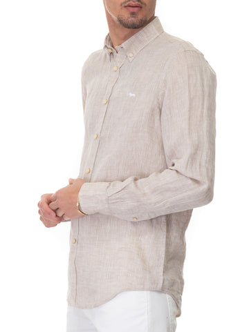 Camicia casual Beige Harmont & Blaine Uomo