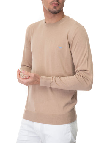 Maglia girocollo Beige Harmont & Blaine Uomo