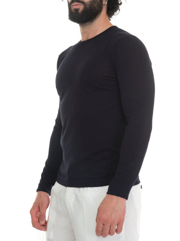 T-shirt in maglina Blu Hindustrie Uomo