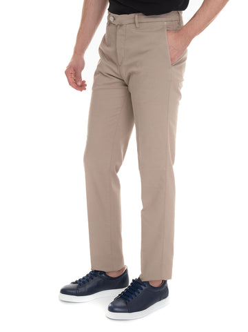 Pantalone modello chino Beige Kiton Uomo
