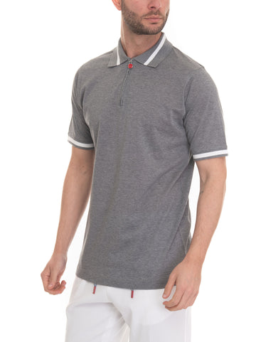 Kiton Men's Grey Polo