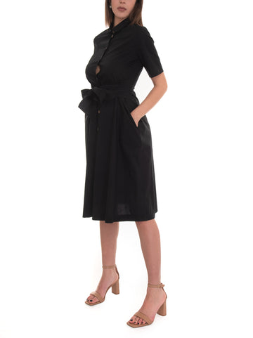 Abito chemisier Nero Maria Bellentani Donna