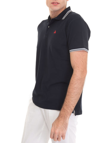 Polo manica corta MEDINILLASTR04 Blu Peuterey Uomo