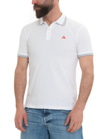 Polo manica corta MEDINILLASTR04 Bianco Peuterey Uomo