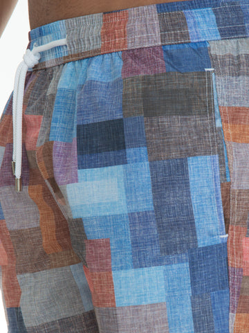 CAPRI sea boxer Brown-blue Vincenzo De Lauziers Man