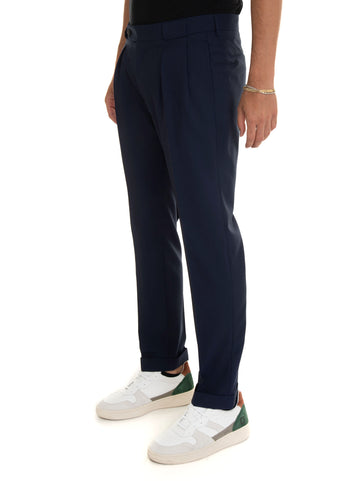 Pantalone modello chino Blu Berwich Uomo