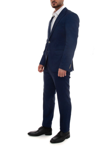 Abito in lino Blu BOSS Uomo