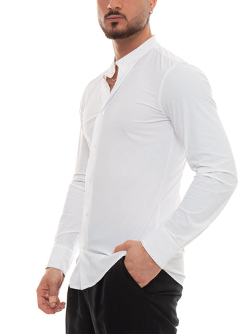 Camicia casual P-HANK-STANDUP Bianco BOSS Uomo