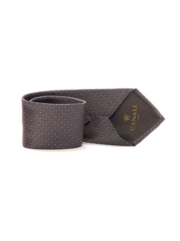 Cravatta in seta Beige Canali Uomo