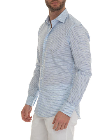 Camicia casual Celeste Carrel Uomo