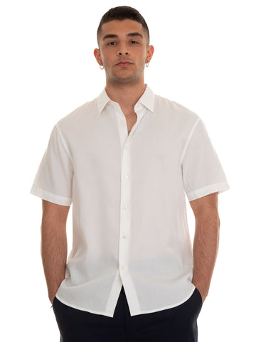 Camicia casual Bianco Emporio Armani Uomo