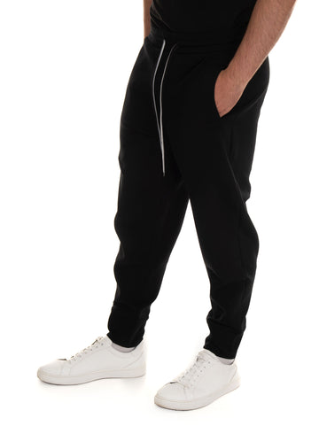 Emporio Armani Man Black Tracksuit Pants