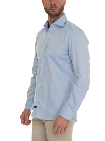 Camicia classica da uomo Azzurro Fay Uomo