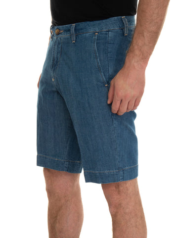 Classic bermuda Denim medium Thread Man