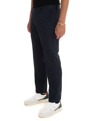 Pantalone modello chino Blu Filetto Uomo