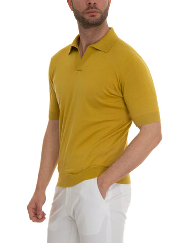 Polo in maglina Senape Hindustrie Uomo