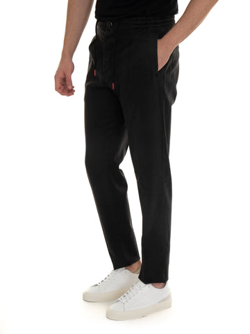 Jogger model Black Kiton Man
